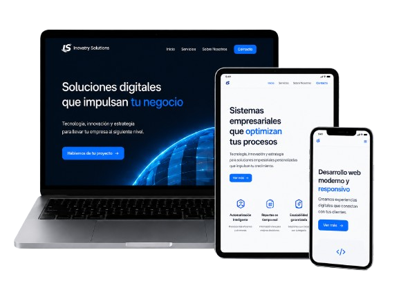 Inovatry Solutions - Desarrollo de software, aplicaciones web y soluciones digitales personalizadas para empresas